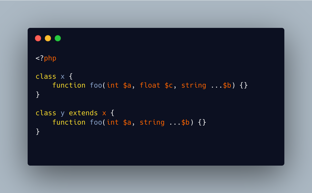 Less Arguments In Child Method